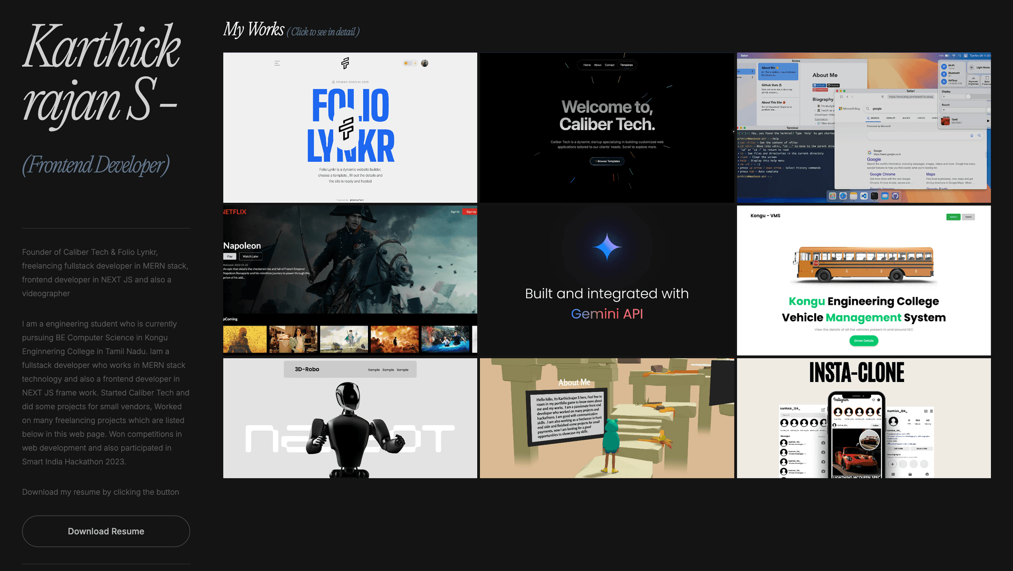 Image Gallery Portfolio